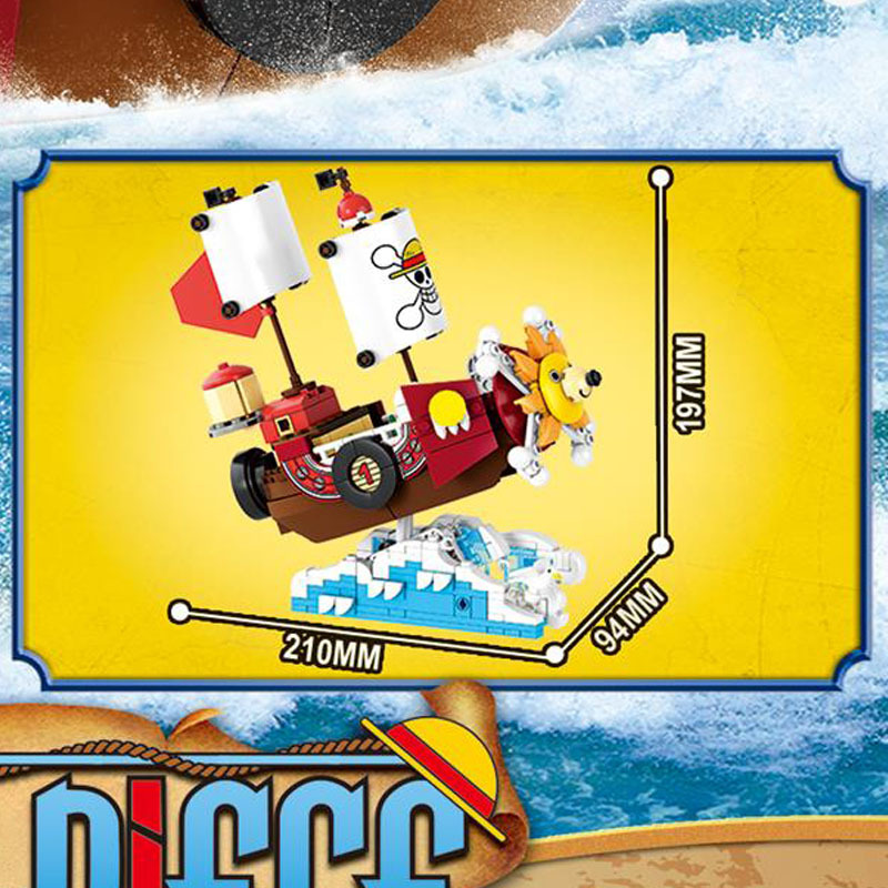 In Stock One Piece Pirate Ship - Kids Toys Kit recension och pris