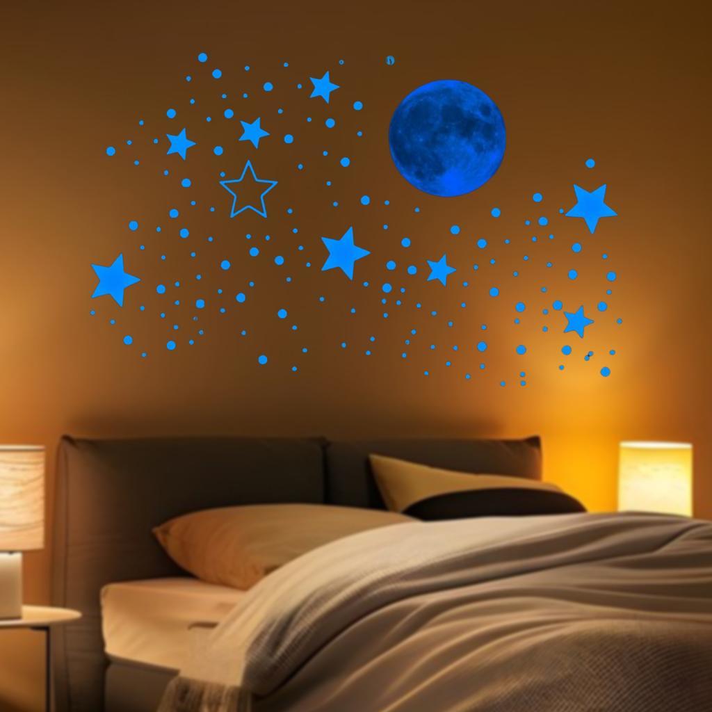 5x Glow in The Dark Wall Stick - Glow In Dark Stars recension och pris